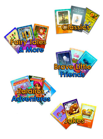 Skoolbo Story Books - fairy tales, adventure, classics like the Wizard of Oz and Beatrix Potter, joke books and more